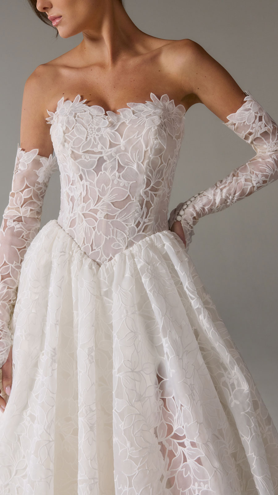 ABITO DA SPOSA POEZA BRIDE LUNARIA